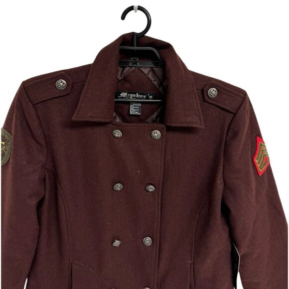 Member's Property women's wool blend lined jacket collared double breast size L - Picture 2 of 13